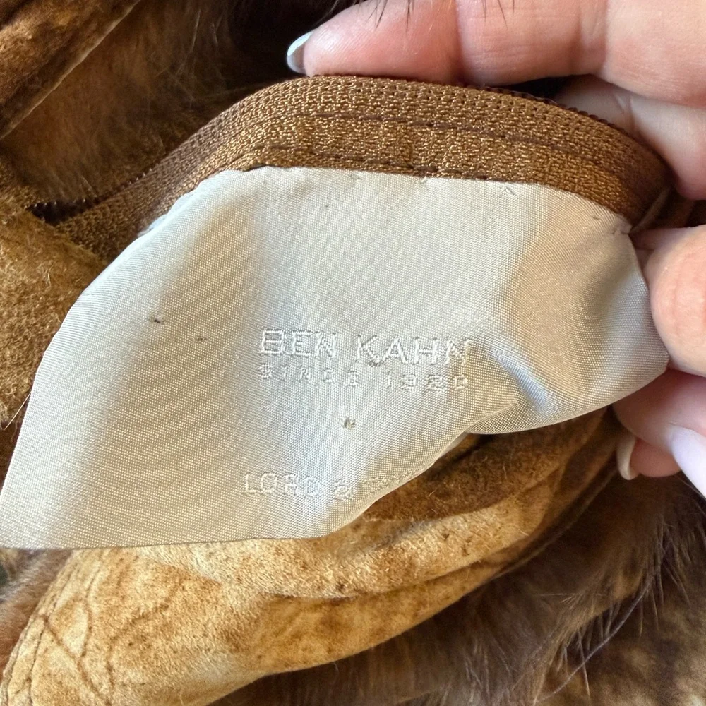 Ben Kahn Reversible Leather and Fur Jacket